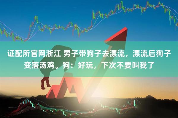 证配所官网浙江 男子带狗子去漂流，漂流后狗子变落汤鸡。狗：好玩，下次不要叫我了