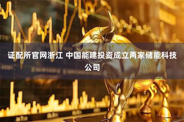 证配所官网浙江 中国能建投资成立两家储能科技公司